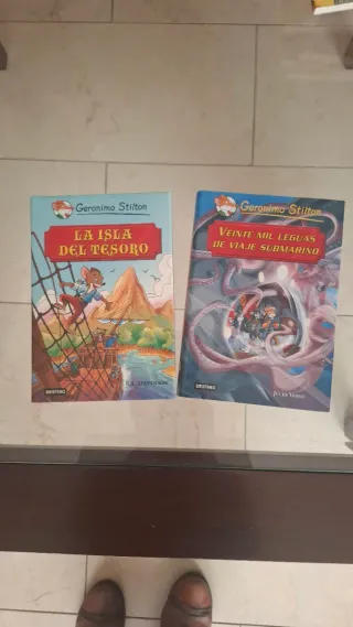 LOTE 9 libros de Geronimo Stilton tapa dura.