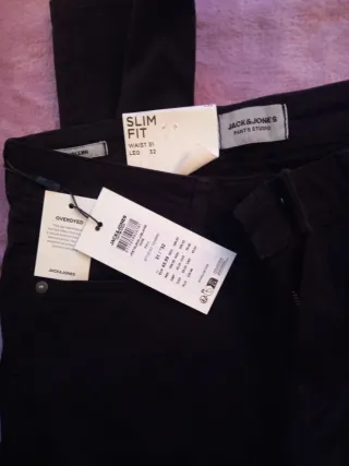 Pantalón Jack & Jones Negro Talla M