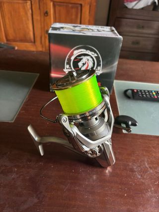 Carrete pesca 14000 aluminio nuevo