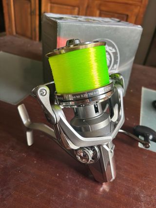 Carrete pesca 14000 aluminio nuevo