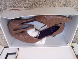 Zapato tacón Antonio Ortiz marrón