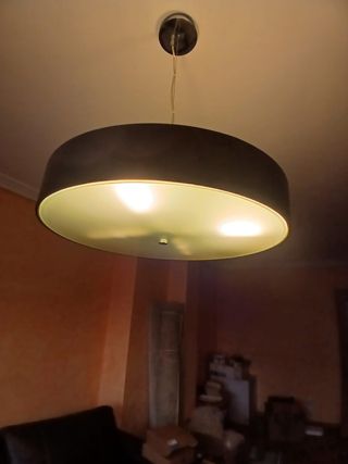 Lámpara redonda salón