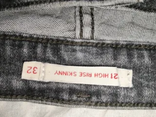 Jeans Levi's skinny grigio denim