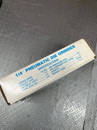 Smerigliatrice Pneumatica Assiale 6mm