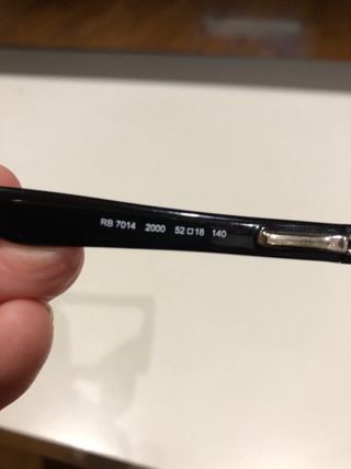 Gafas Ray Ban Media Montura Negra Dorada