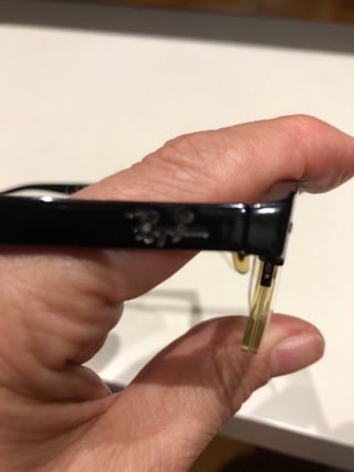 Gafas Ray Ban Media Montura Negra Dorada