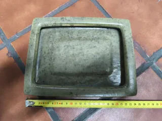 Bandeja decorativa cerámica esmaltada