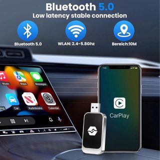 Adaptador CarPlay y Android Auto Inalámbrico