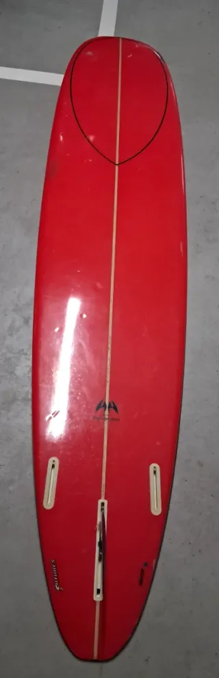 Tabla Surf Longboard Full&Cas Roja