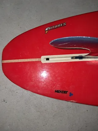 Tabla Surf Longboard Full&Cas Roja