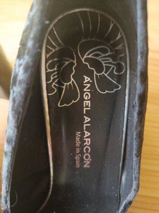 Elegante Zapatos Mujer Vestir Terciopelo