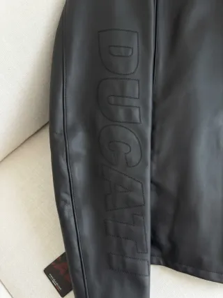Chaqueta Cuero Ducati Negra