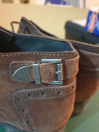 Botines de ante mujer talla 38