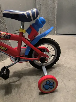 Bicicleta Patrulla Canina 12 Roja