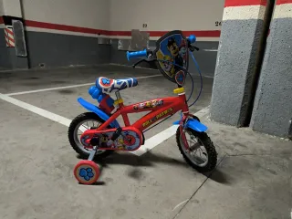 Bicicleta Patrulla Canina 12 Roja