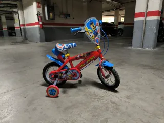 Bicicleta Patrulla Canina 12 Roja