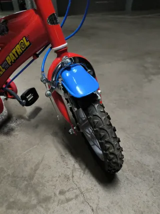 Bicicleta Patrulla Canina 12 Roja