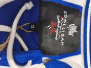 Camiseta Retro Real Sociedad Azul y Blanca