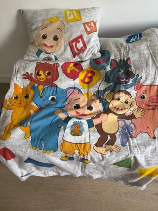 Funda Nórdica Cocomelon ,con edredon 100x135cm