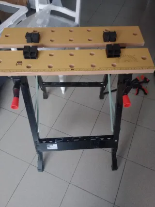 Banco de trabajo plegable Alto80 Ancho24 largo60cm