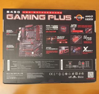 Placa Base MSI B450 Gaming Plus