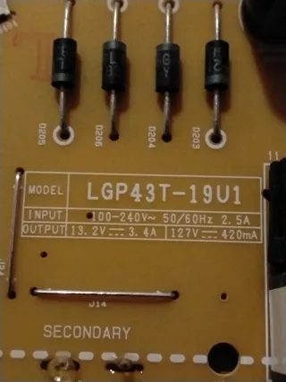 Fuente de alimentación EAX68304101 (1.7) LG