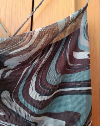 Vestido Mini de Tirantes Estampado