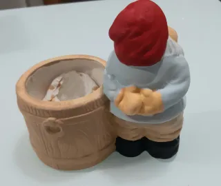 Portalápices gnomo cerámica