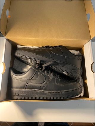 Nike Air Force 1 Low '07 Negras Talla 44