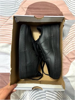 Nike Air Force 1 Low '07 Negras Talla 38