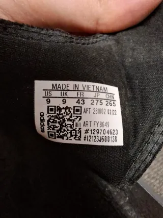 Sandalias Adidas Hombre Negras y Grises