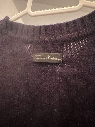 Jersey Burberry Negro y Gris