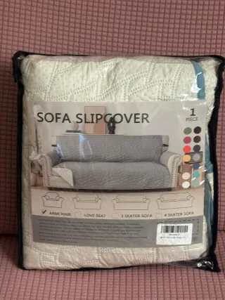 2 Fundas Reversibles para Sofá 3 Plazas