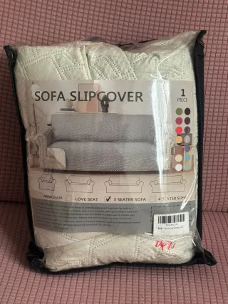 2 Fundas Reversibles para Sofá 3 Plazas