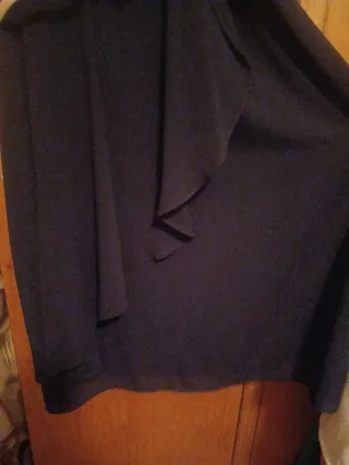 Vestido fiesta negro y dorado