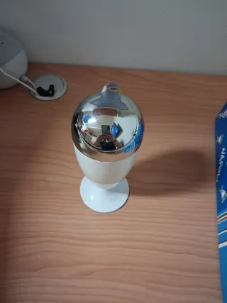 Posacenere da tavolo design cromato