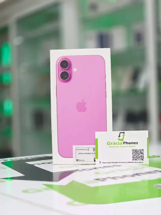 iPhone 16 Plus 128GB Rosa Nuevo