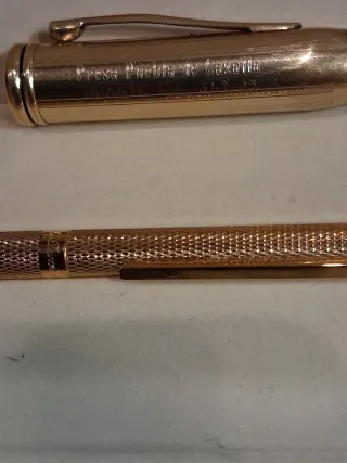 Bolígrafo S.T. Dupont Paris Dorado