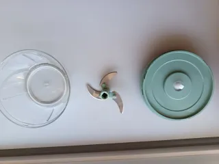 Picadora de alimentos manual con cuerda