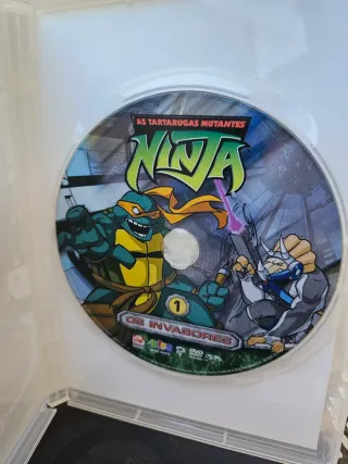 As Tartarugas Mutantes Ninja DVD - Os Invasores