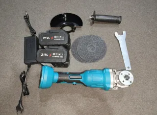 Radial Inalámbrica 125mm 2 baterías