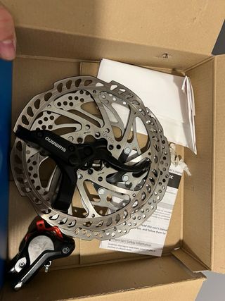 Manetas y pinzas freno disco Shimano BL-M396/BR-M3
