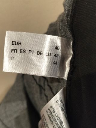 Pantalón vaquero negro t.40