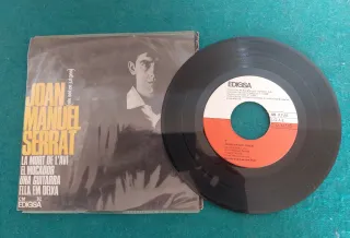 Lote 2 Vinilos EP Joan Manuel Serrat - Edigsa