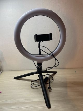 Kit Iluminación Aro LED con Trípode y Móvil