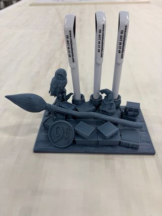 Figura 3D a tema Harry Potter con stilografica
