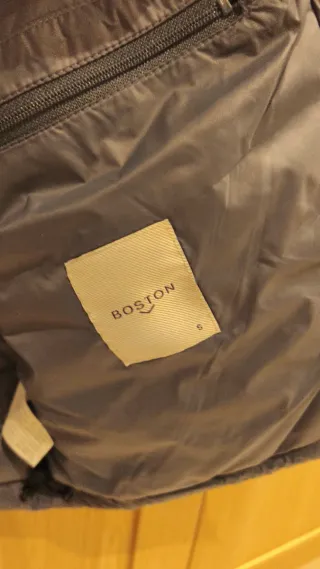 Plumífero hombre gris talla M