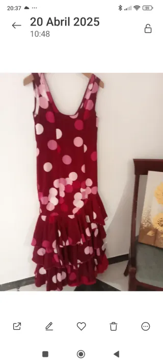 Vestido de flamenca lunares