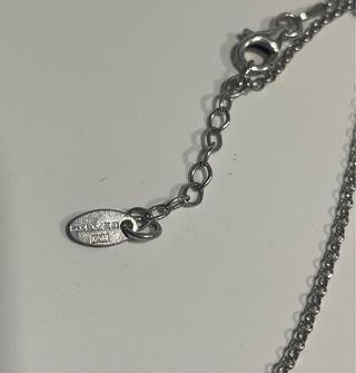 Collar Lotus Doble Corazón Plata