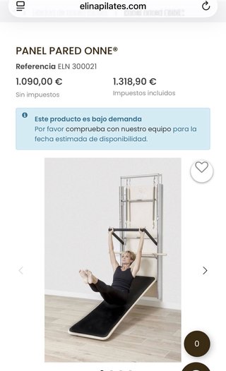 6 maquinas de pilates Elina Onne Wall U